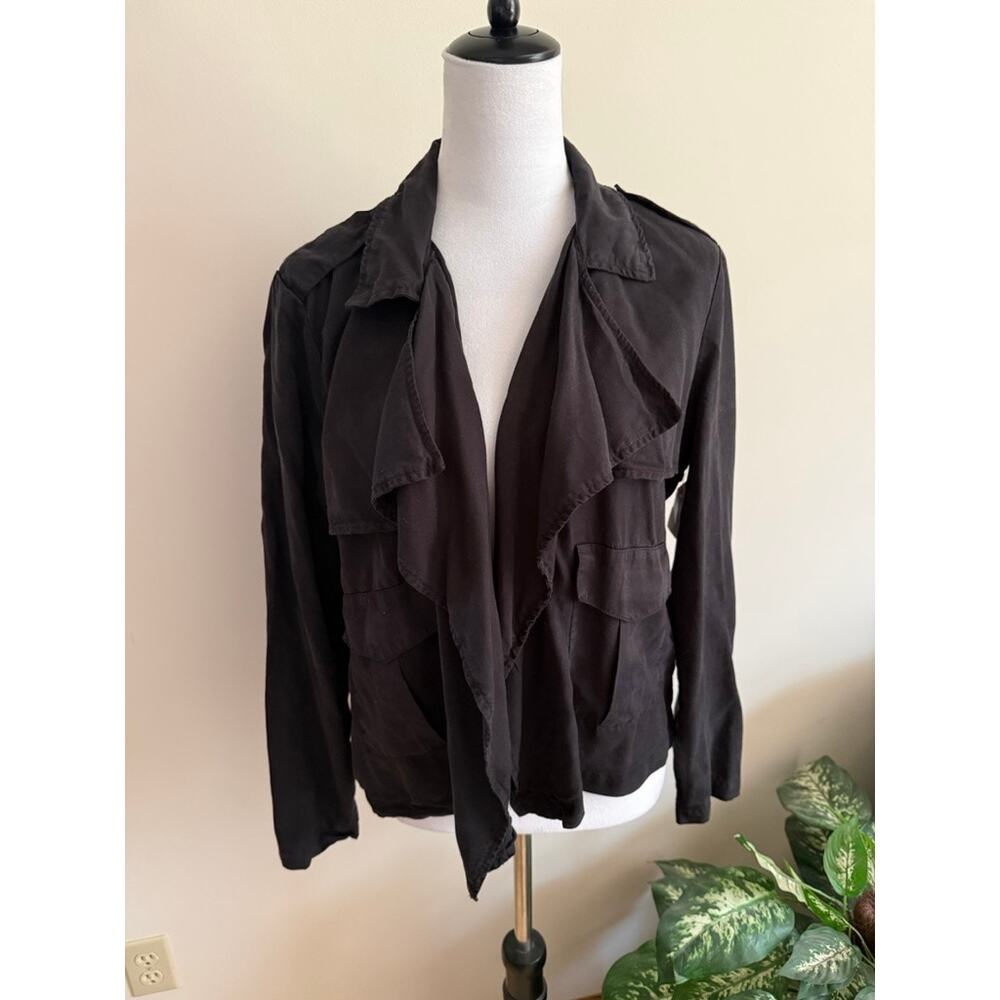 Splendid draped front utility jacket - Picture 2 of 8